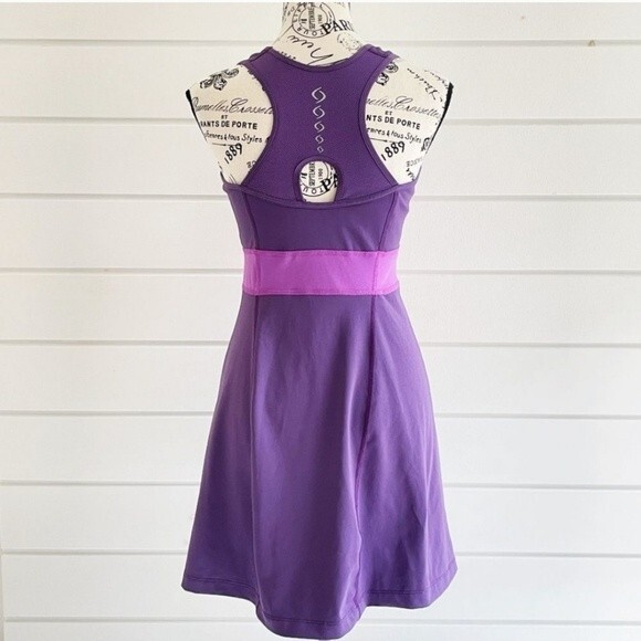 MOVING COMFORT Aqua Endurance Tennis Dress ~ Athleisure Dress, Size M - Picture 3 of 6